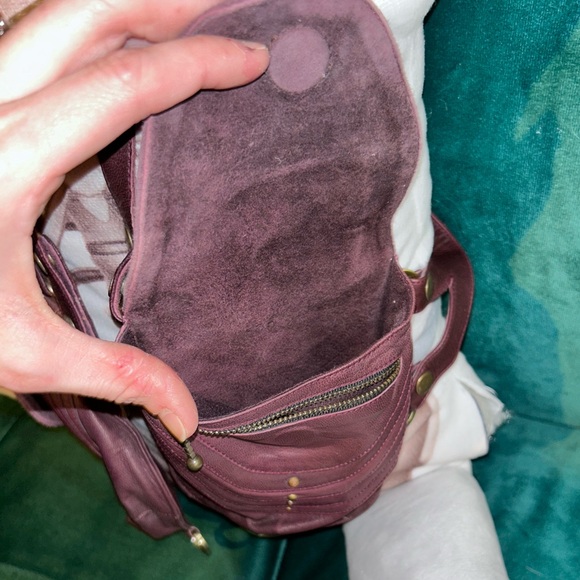 Handmade leather shoulder holster festival bag - Picture 4 of 12